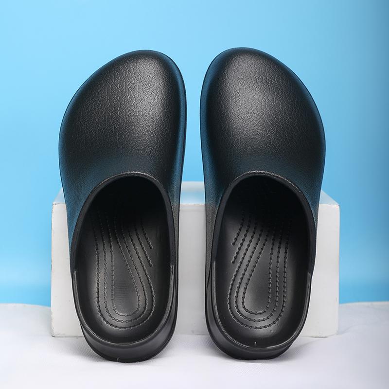 Scarpe da chef antiscivolo e resistenti all'olio per cucina d'hotel, casual, basse, da lavoro sicure, da uomo, traspiranti e confortevoli, taglia forte 47