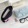 Cute Bowknot Pencil Case Large Capacity Storage Bag Pouch School Office Stationery Storage Bag Organizer Supplies Gift for Girls