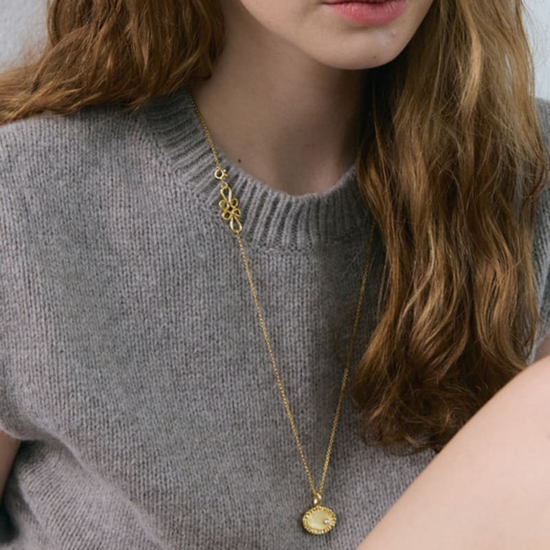 OudStudio Pleats Necklace_Gold