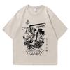 Summer Anime Berserk Washed Tshirts Retro Punk Cotton Vintage T-Shirts Harajuku Casual Women Men Short Sleeve Top Tee