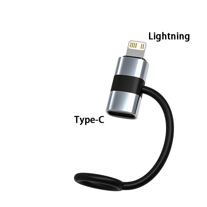 

Адаптер PD30W USB C до Lightning для iOS, конвертер з роз єму типу C (мама) на роз єм Lightning (тато) для iPhone 14 13 11, швидкий роз єм для Macbook Type C to Lightning