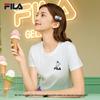 FILA Women's Kitten Embroidery Short-Sleeve T-Shirt