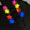 New Year Star Christmas Hair Hoop Fashion Statement Karaoke Party Star for Christmas Stage Photo Props