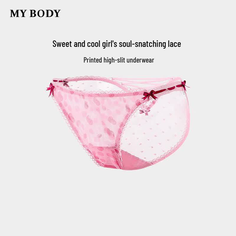 mybody Кружевные высокие трусики Sweet & Cool L