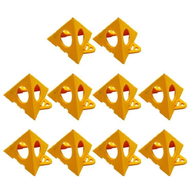 Set of 10 Foldable & Adjustable Woodworking Paint Stands Mini Cone Paint Stands 1