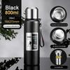 Große Kapazität Kalt Thermos Becher Edelstahl Isolierte Tee Kaffee Wasserflasche Isolierflasche Topf Reisebecher