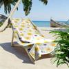 Cute Smiling Sun and Purple Hearts Pattern Beach towel quick-drying for travel outdoor sports jogging beach and swimming