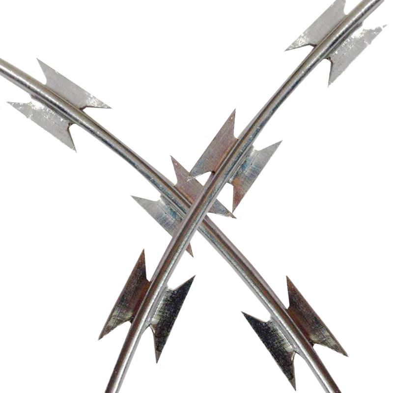 Galvanized Anti-Climb Security Razor Wire
