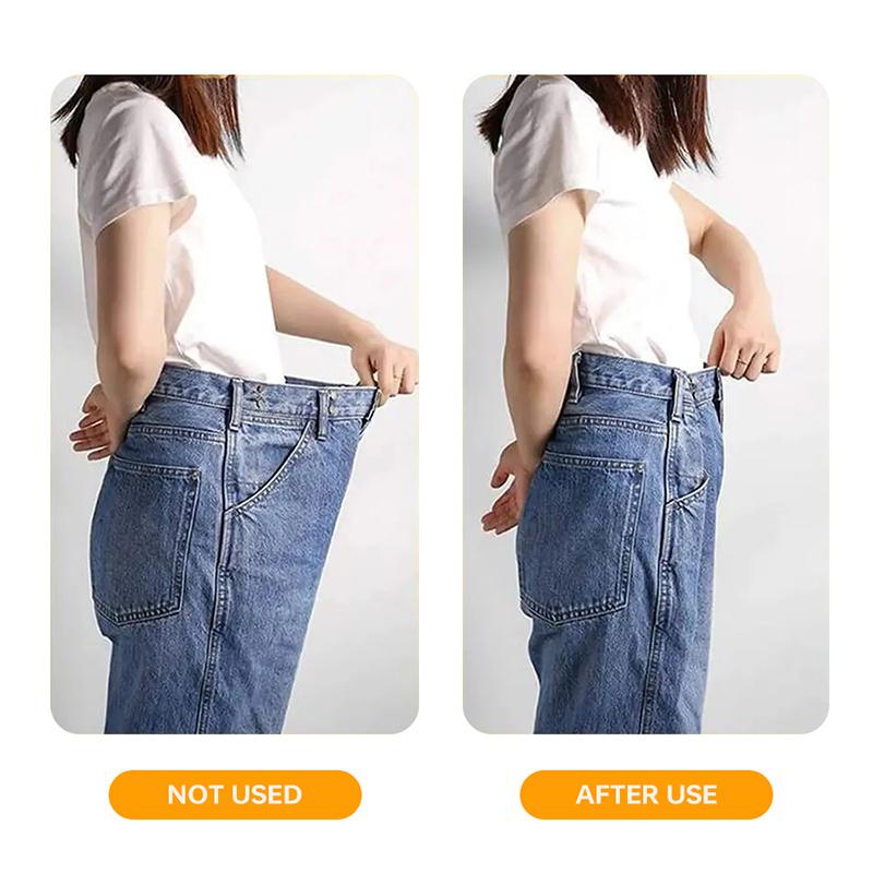 1 sett spikerfri metall jeans Knappeknapper Avtakbare bukser Klips Knapper Pinner DIY midjestrammer Klær Spenner Syverktøy