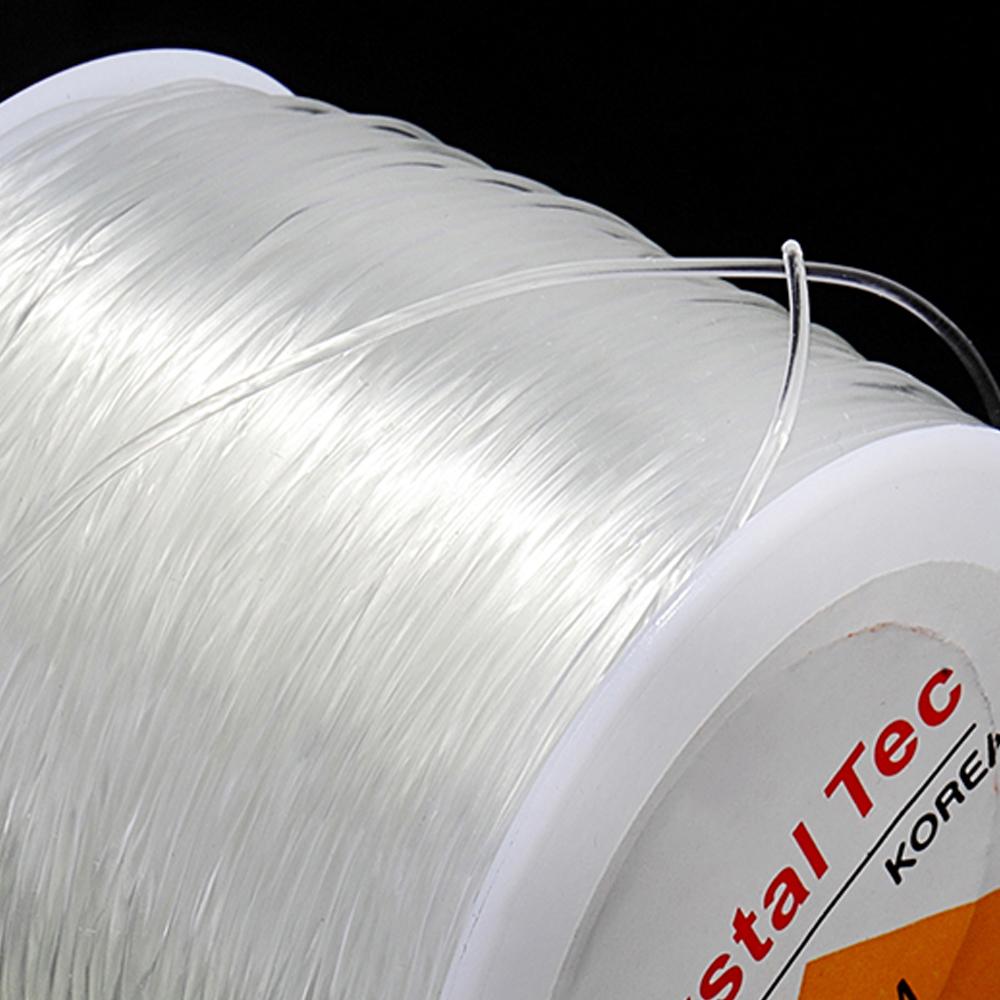 

1Roll Plastic Crystal DIY Beading Stretch Cords Elastic Line Jewelry Making Wire String Jewelry Thread String Thread Wholesale 0.5mm-100Meter