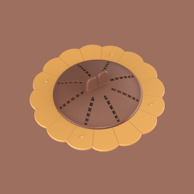 

WTEMPO 1 шт. креативный фильтр для слива в пол, устойчивый к насекомым и запахам, для слива в ванную комнату, против засорения волос, фильтр для кухонной раковины 1PC жёлтый