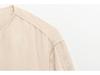 2025 Spring Women's European & American Style Linen Blend Bomber Jacket