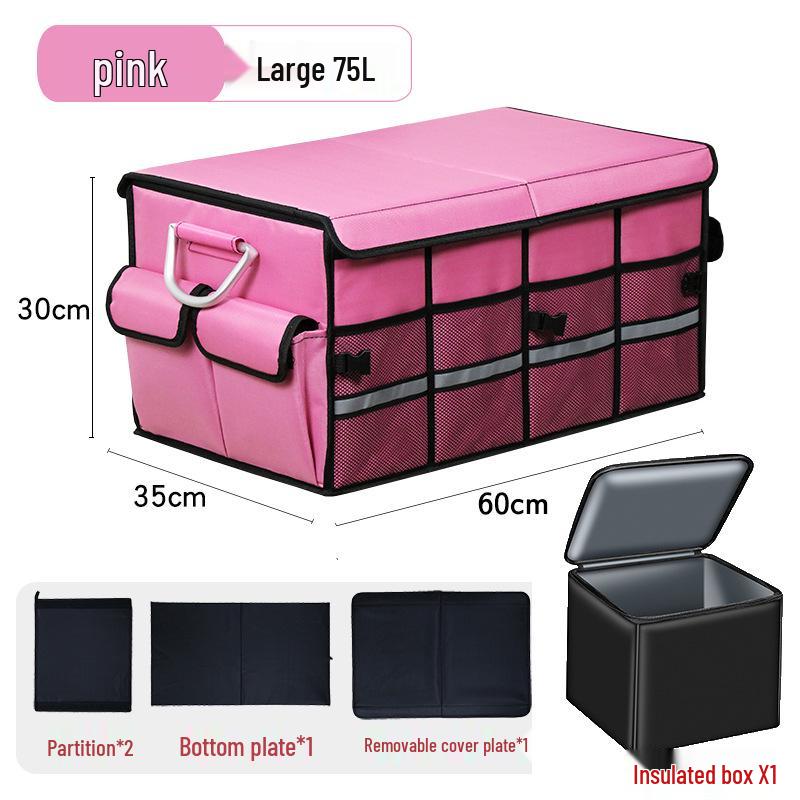 Foldable Car Trunk Organizer Box for Outdoor Use