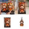 Labubu Pumpkin Series Mini Plush Toy With Pp Cotton Filling For Collectors