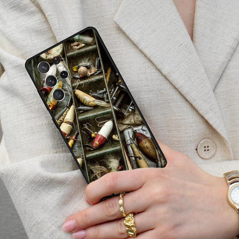 Bass Fishing Lake Fisherman SOFT Cell Phone Case for Samsung Galaxy S26 Ultra S25 S24 S23 S22 S21 S20 Note10 Cover