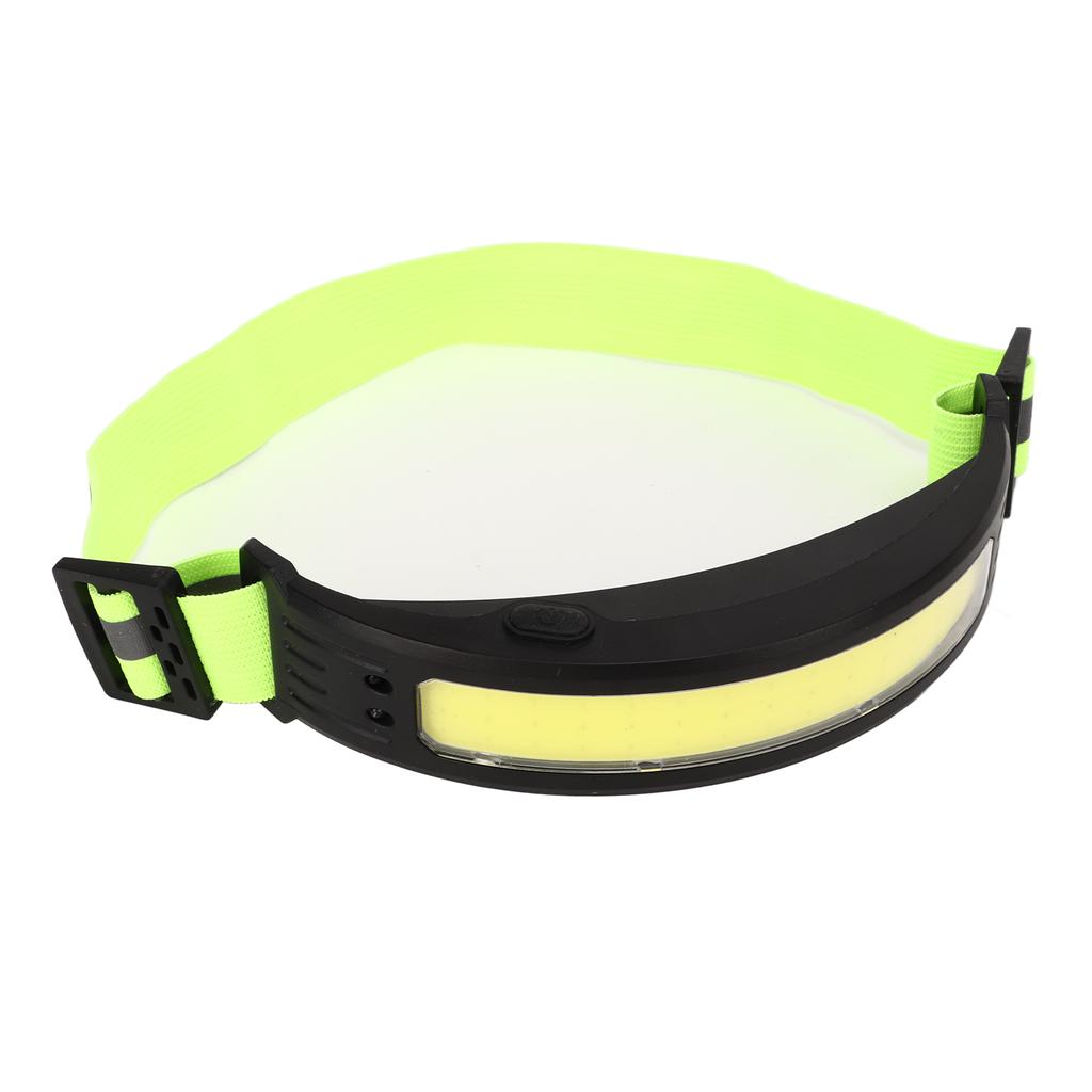 Faro frontale a induzione COB Faro frontale Proiettore 1200mah Rosso Bianco per Corsa All'aperto Ciclismo Ricaricabile USB