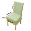 Fashion High Back Dining Chair Cover Elastic Spandex Slipcover Stretch Chair Cover Stretch Jacquard Jacquard Chair Cover Kitchen
