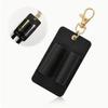 Hanging PU Lanyard Pen Holders Creative Design Keychain Pen Clip Leather Pen Pouch  Office Supplies