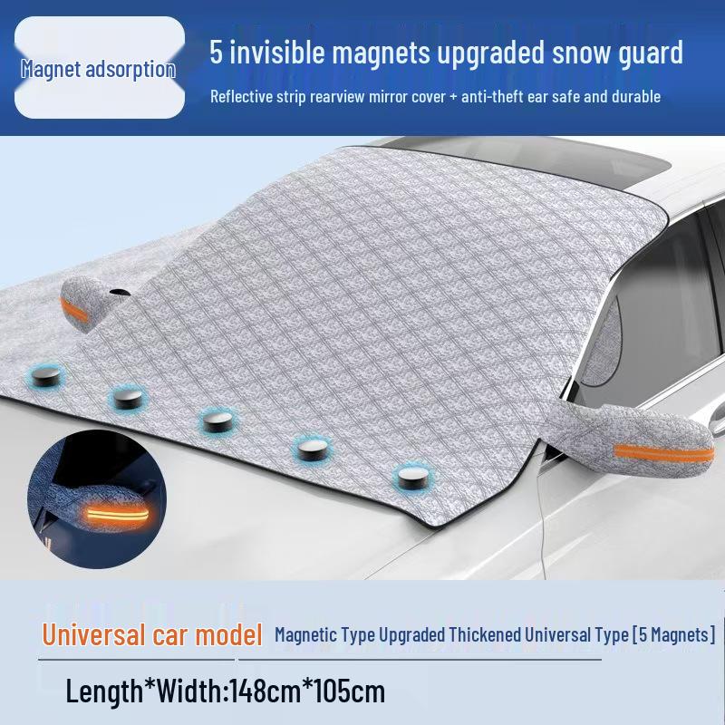 Thickened Winter Windshield Cover: Anti-Freeze, Anti-Frost, Sun Protection & Heat Insulation
