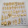 Pendant with Necklace For Women Men 24k Gold Plated Copper 33 Designs Wholesale Fashion Zircon For Daily Wear Anniversary
