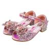 Toddler Girls' Summer Bowknot Princess High Heel Sandals