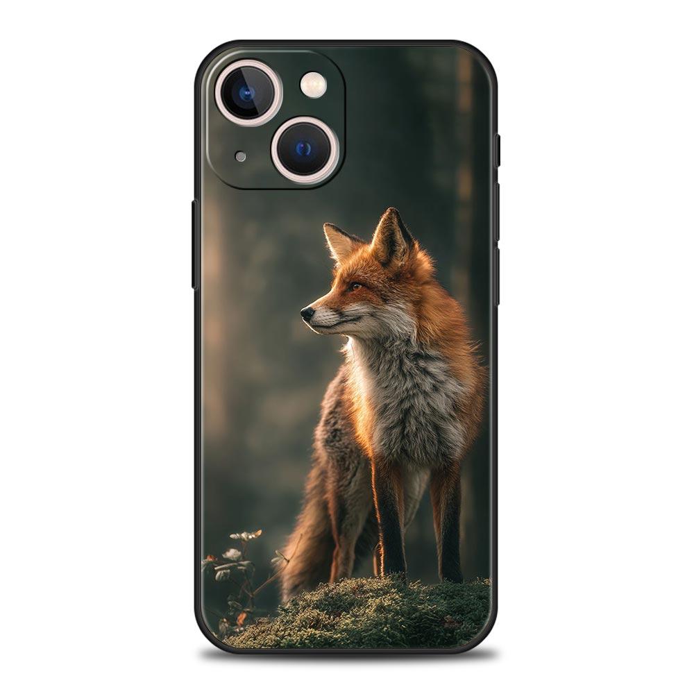 Handyhülle Für iPhone 17 16e 15 14 13 12 11 Pro Max SE 7 8 Plus Hülle iPhone 16 Weiche TPU Hülle Cartoon Tier Bär Fuchs Eichhörnchen