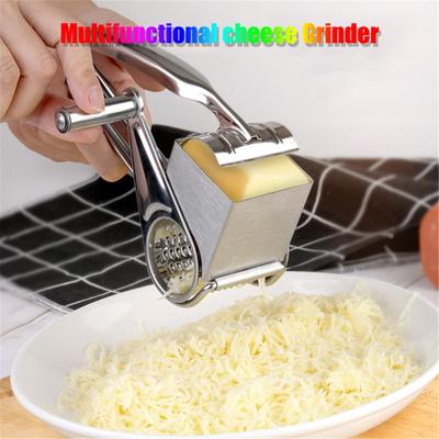 NEW Stainless Steel Multi Purpose Rotary Cheese Nut  Grater Shredder