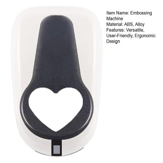 Heart-Shaped Paper Punch Set 9/16/25mm Embossing Machine for Scrapbooking DIY Card Making Zinc Alloy Craft Punches for Paper Gifts