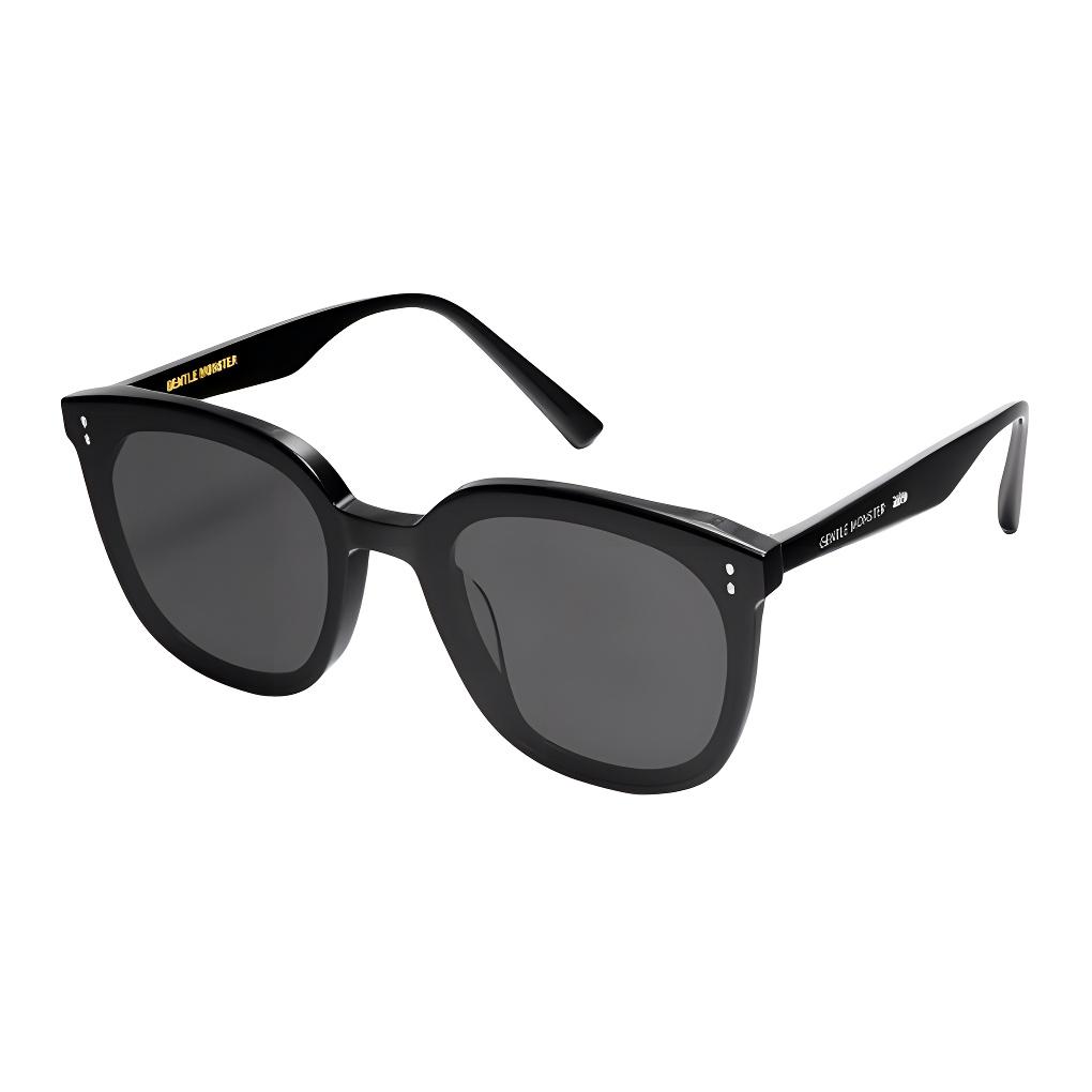 Kaynoa Men's Black Gentle Monster Rosy.s Square Sunglasses Unisex Sunglasses Rosy.s Cm