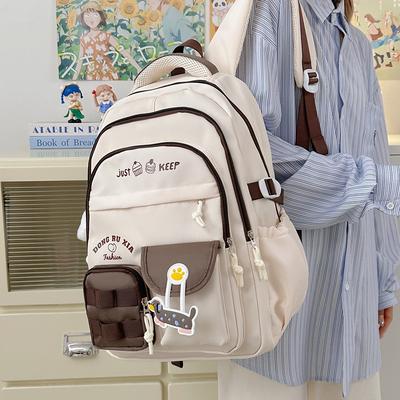 College Style Cute Schoolbag Girl Junior High School Girl High School Student Girl Large Capacity Travel Computer Backpack