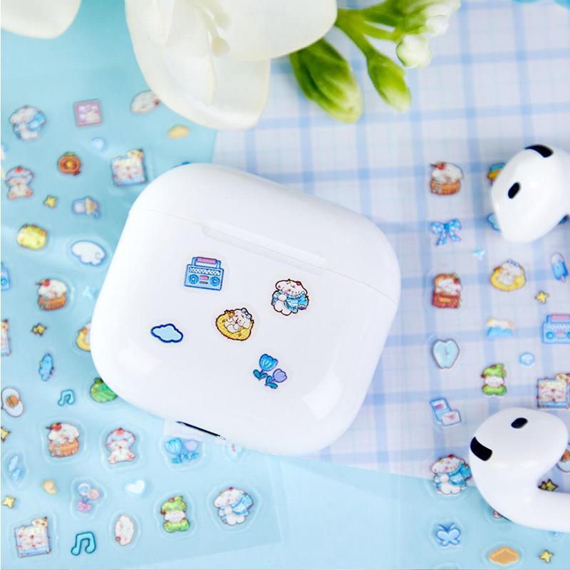 Kawaii Cartoon Animal Mini Die-cutting Stickers DIY Handbook Decoration Scrapbook Diary Album Phone Case Computer School Station