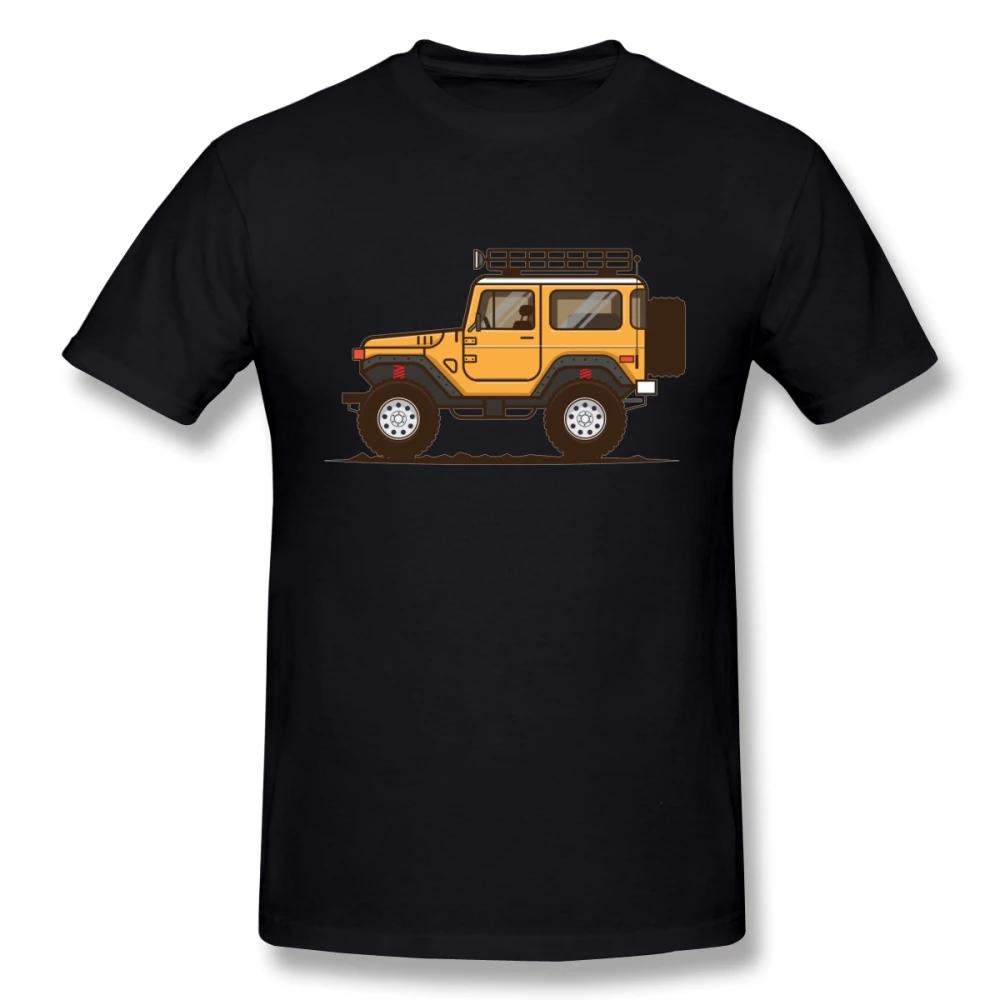 Men Clothing Vintage 40 Cruiser T Shirt Male T-Shirt Car Land Tees New Arrival Round Neck Tee Casual Print Husband Short-sleeved