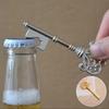 10Pcs/Set Key Shaped Bottle Opener Keychain Zinc Alloy Copper Silver Keyring Beer Can Unique Creative Gift Home Kitchen