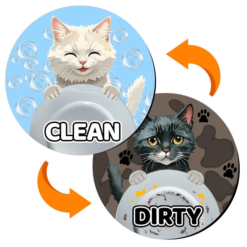Double-Sided Magnetic Dishwasher & Refrigerator Decoration Stickers