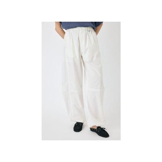 MOUSSY CURVED LINE Easy Pants (WHT)