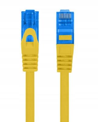 Patchcord Lanberg /FTP cat.6A 0.25m LSZH CCA fluke passed yellow