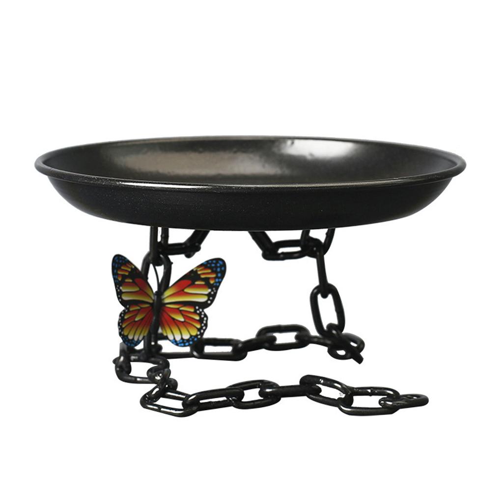 Iron Chain Suspended Flower Pot Metal Flower Container Organizer Accessory for Festival Holiday New Year Party Supplies