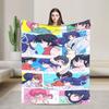P-Chan Ranma 1/2 Manga Blankets Comedy Flannel Novelty Soft Throw Blanket for Bedding Lounge Autumn/Winter