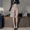 5D ultra-thin fake panties fake long tube splicing suspenders open crotch stockings hollow pantyhose sexy female sex stockings