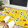 Sponge Expressions Pattern Office Rug Chair Mat, Game Carpet, Suitable for Front Door, Bedroom, Living Room, Desk, Holiday Gift