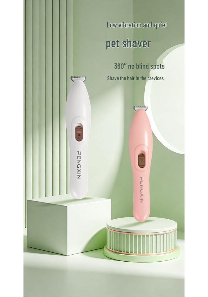Rechargeable Pet Hair Trimmer for Paws, Eyes, Tail, and Pads