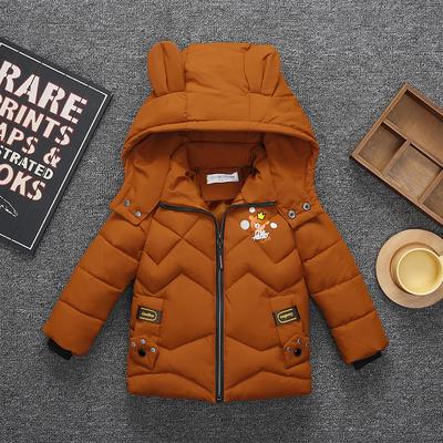 Kinder Mode Winter Baby Mantel Hoodie Baumwolle Jacke Jungen Gepolsterte Jacke Nette Winter Warm Halten Mantel
