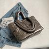 Handbag Female Large-capacity Bag Female New Tide Fashion Shoulder Bag Fall And Winter Shopper Puffer Tote Bag