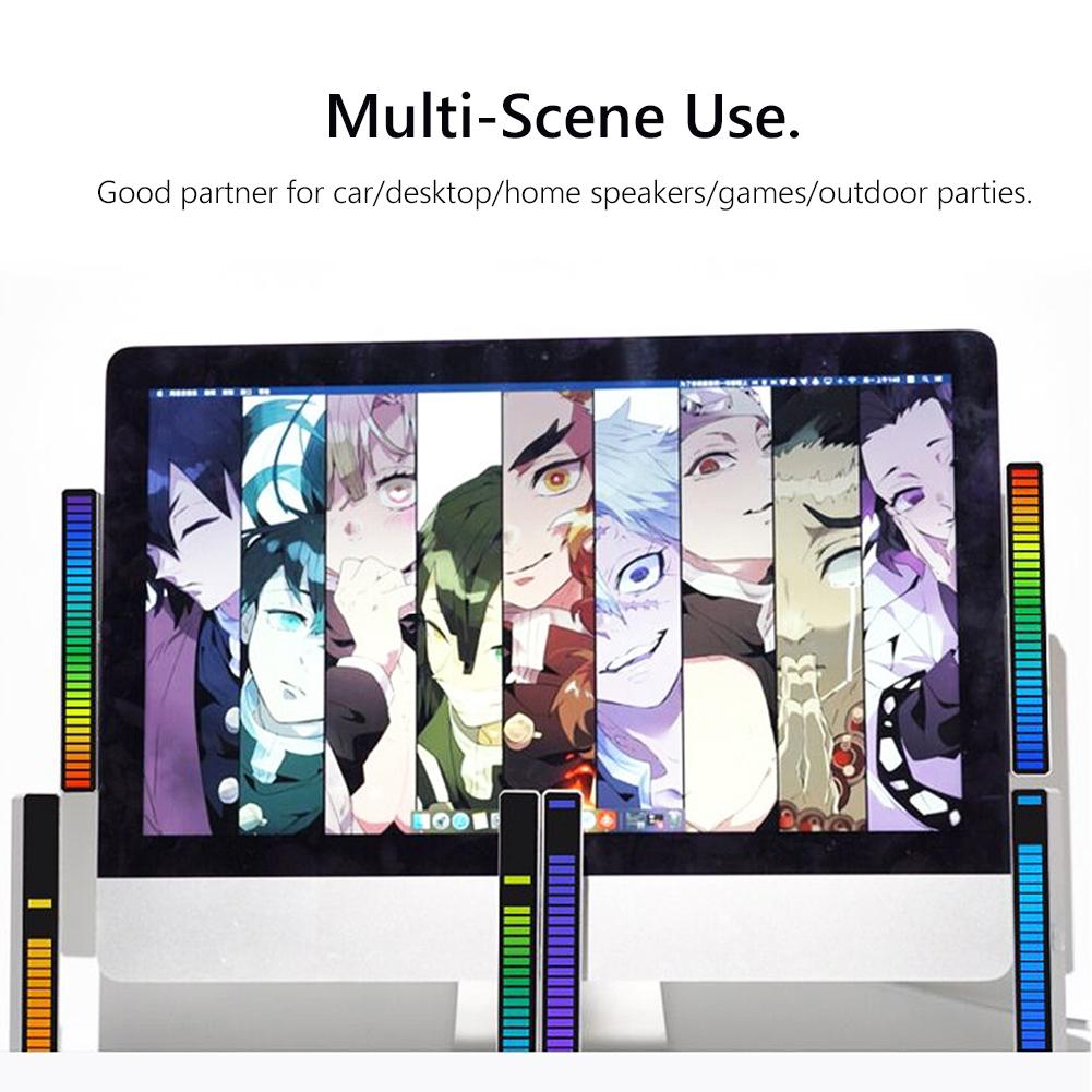 Sound Control Rhythm LED Lamp Strip Music RGB Light Colorful Pickup RGB Voice-Activated Pickup Ambient Light