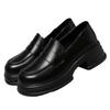 Women's autumn new women's shoes thick-soled one-pedal single shoes increase the height of casual small leather