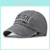 Classic Wash Vintage Letter Baseball Cap With Adjustable Fit For Summer Outdoor Wear