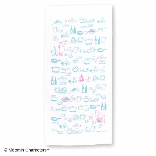 Miyamoto Towel (Miyamoto-towel) Miyamoto Made in Japan Kitchen Cloth, Moomin Design, 34 x 70 cm