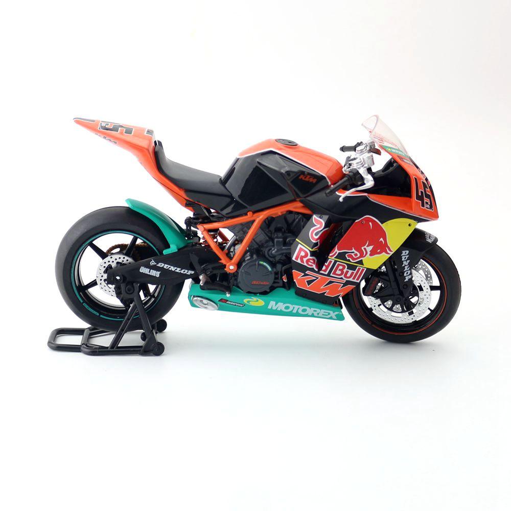 1/12  Scale AUTOMAXX RC8 1199 Racing Motorcycle Toy Model Diecast Metal Vehicle Miniature 1:12 Collection Gift for Kid Children Boy