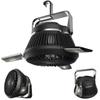 Portable LED Camping Lantern with Ceiling Fan - Solar Power USB Rechargeable Tent Light Fan for Outdoor Camping Hiking