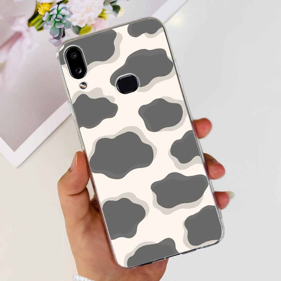 For Samsung Galaxy A10s SM-A107F Case Cute Dinosaur Astronaut Clear Silicon Soft Cover For Samsung A10s A 10 S A10 Phone Case